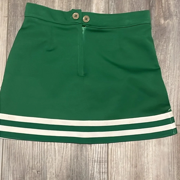 Chasse Green Jackets Cheerleader Uniform Child Small Outfit Halloween Costume - Picture 3 of 10